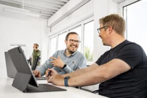 Jan Dominik und Andy von OIT