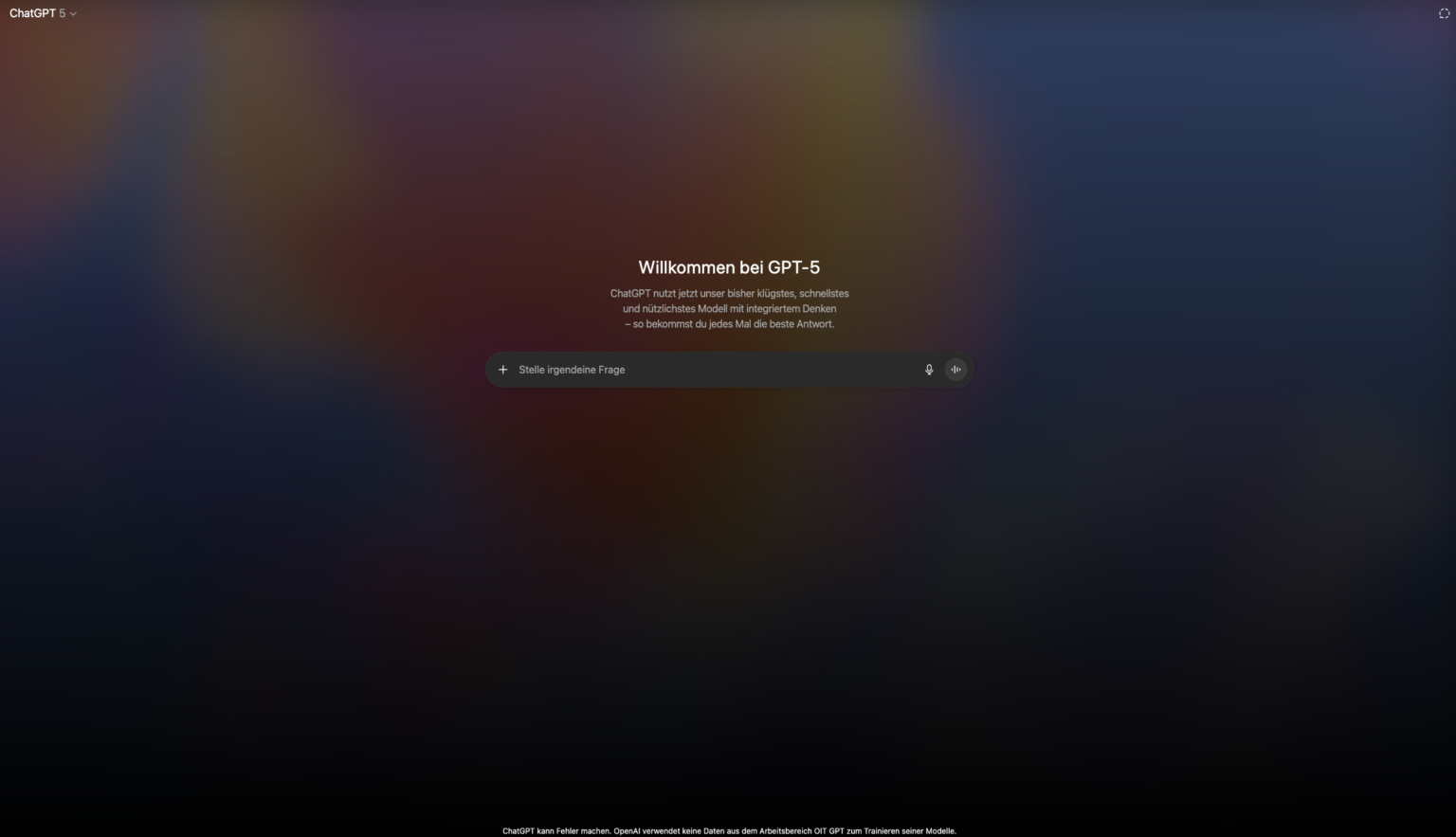Screenshot: Leistungs-Check zwischen GPT-4, GPT-5 und GPT-5 Pro – OIT GmbH