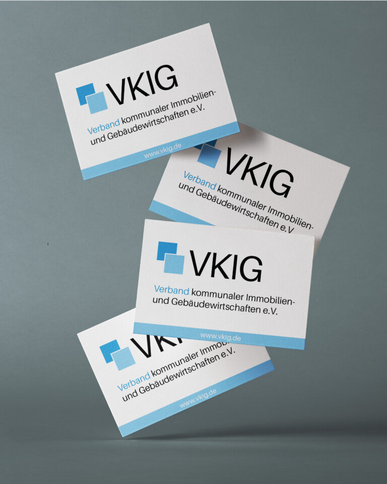 VKIG: Rebranding mit neuem Logo und kompletten Werbemittel-Paket