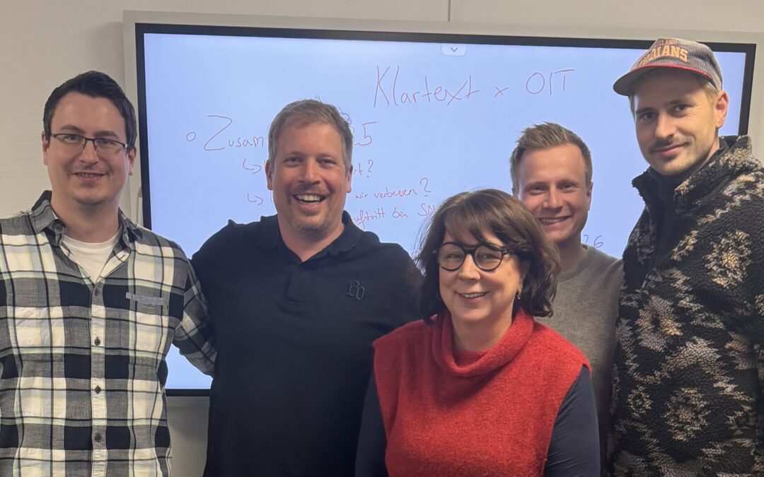 Starkes Duo aus Osnabrück: Klartext & OIT intensivieren ihre Zusammenarbeit