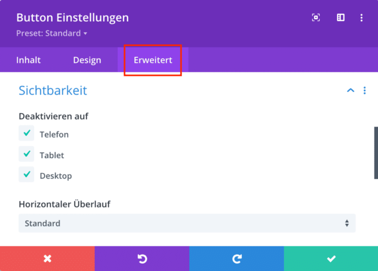Divi | Elemente ausblenden auf Tablet, Mobile & Desktop