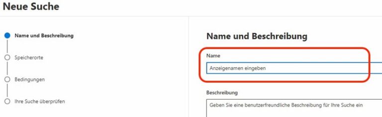 Wiederherstellung gelöschter Mails (Browser: zwingend EDGE)