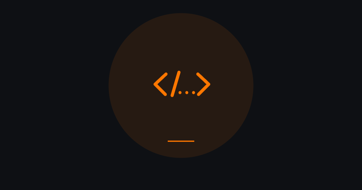 Icon: Code-Klammern – Symbol für Webentwicklung und Programmierung