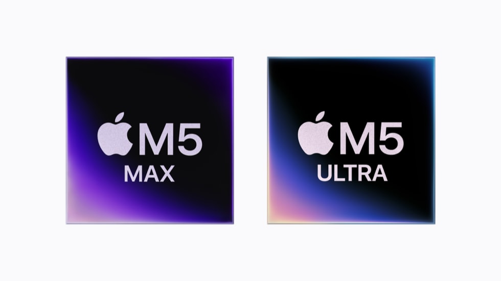 Apple M5 Max und M5 Ultra Chip im Vergleich