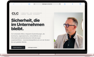 Website-Mockup Christian Leugers Consult