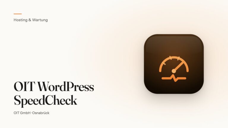 Oit produktbild oit wordpress speedcheck v2