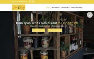 Website-Mockup Don Luis – Spanisches Restaurant Osnabrück