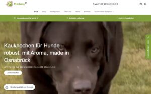 Website-Mockup PUchew – NEOPUR Technologien GmbH