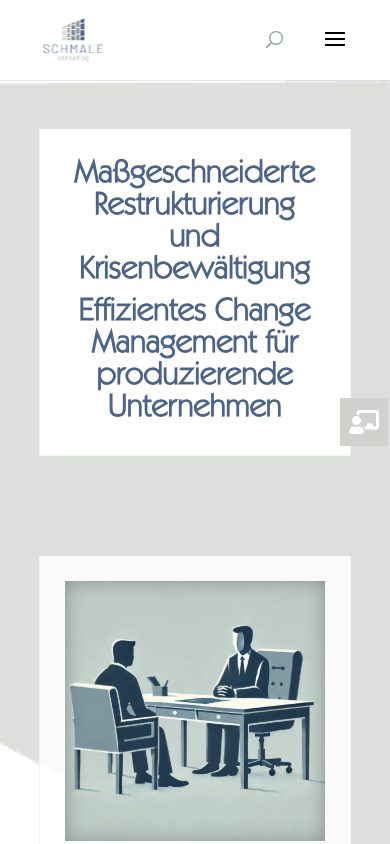 Website schmale.consulting – Mobile-Ansicht