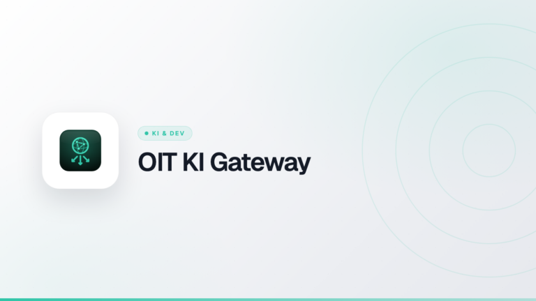 OIT KI Gateway – Produkt der OIT GmbH